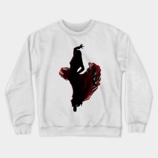 Dancing tango woman Crewneck Sweatshirt